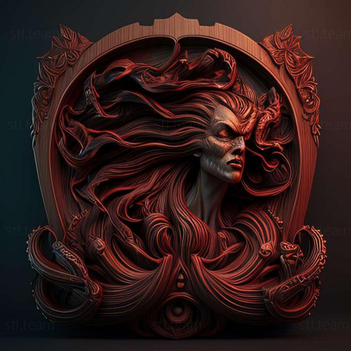 3D model Siren Blood Curse game (STL)